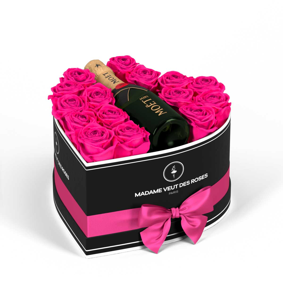 Cœur Medium - Roses éternelles - Madame Veut Des Roses