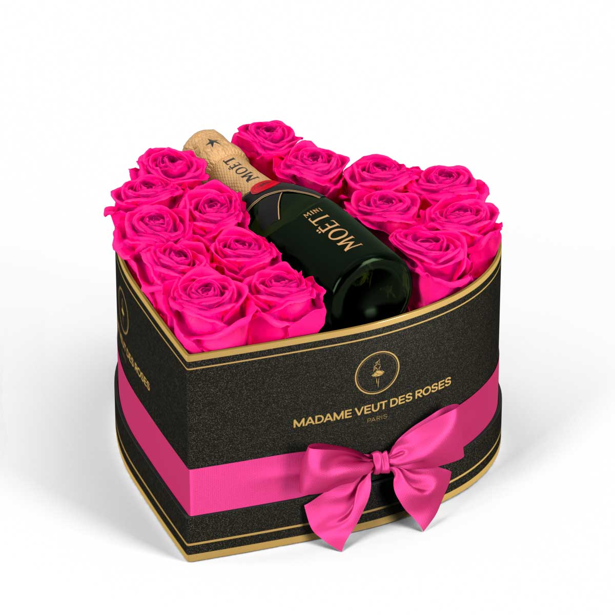 Cœur Medium - Roses éternelles - Madame Veut Des Roses