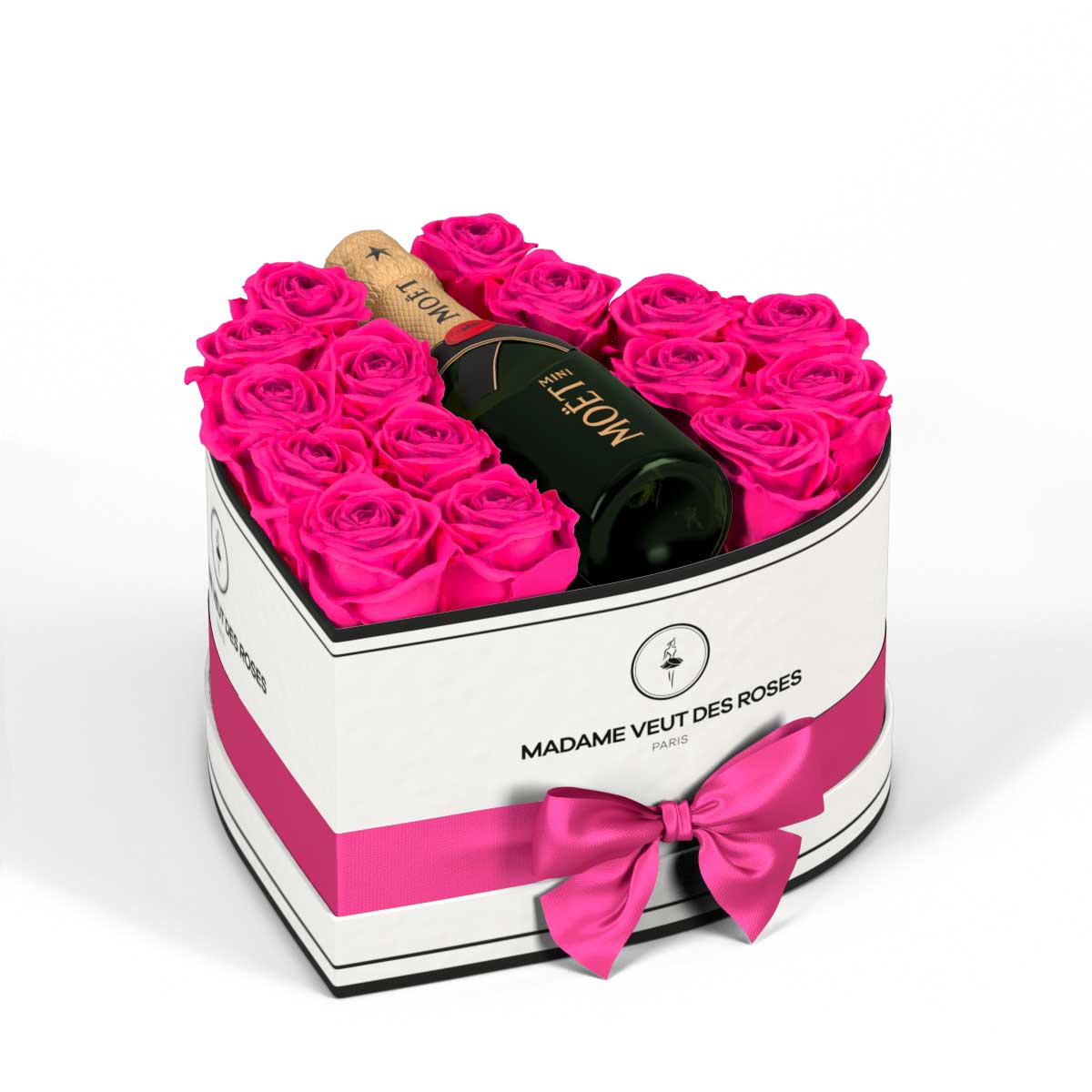 Cœur Medium - Roses éternelles - Madame Veut Des Roses