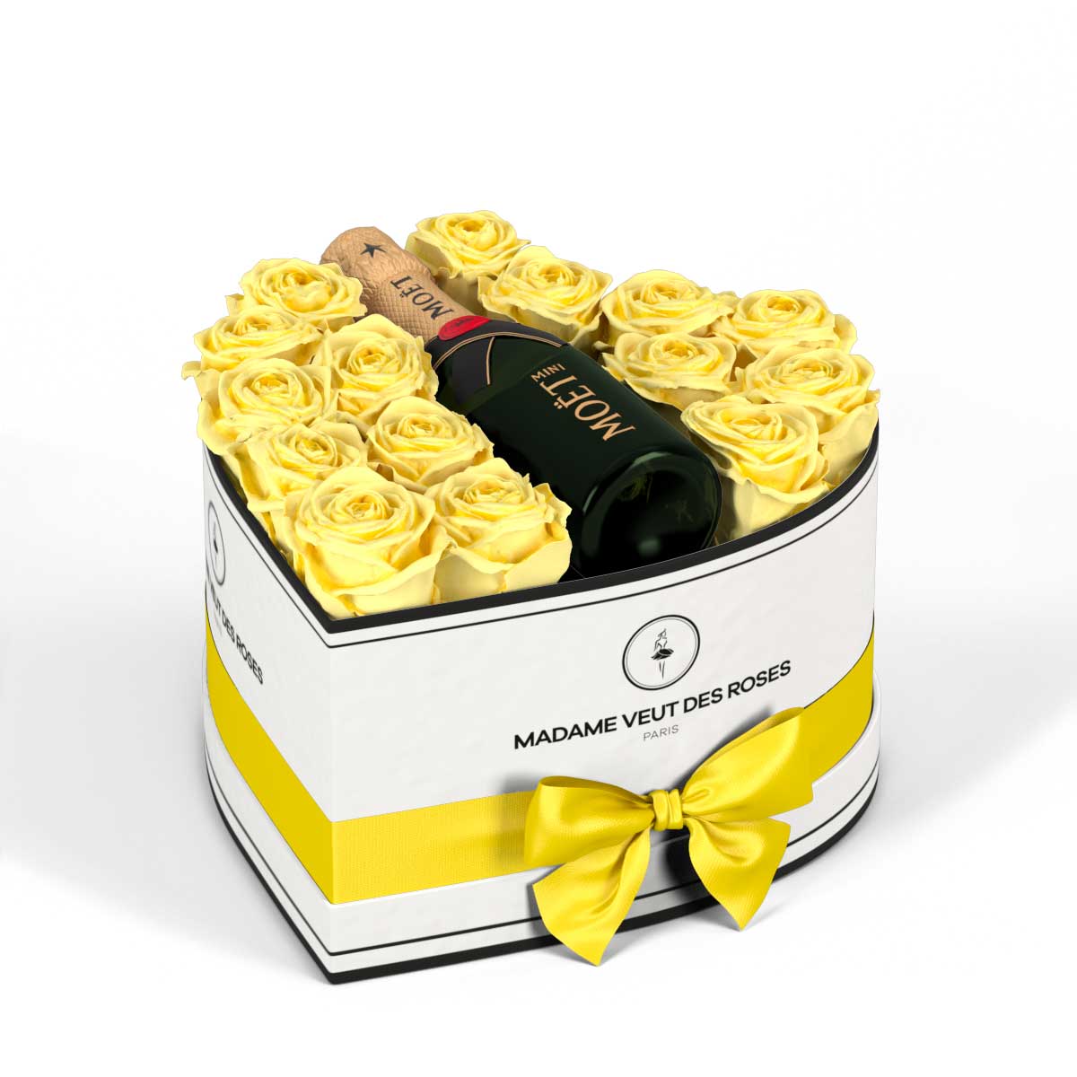 Cœur Medium - Roses éternelles - Madame Veut Des Roses