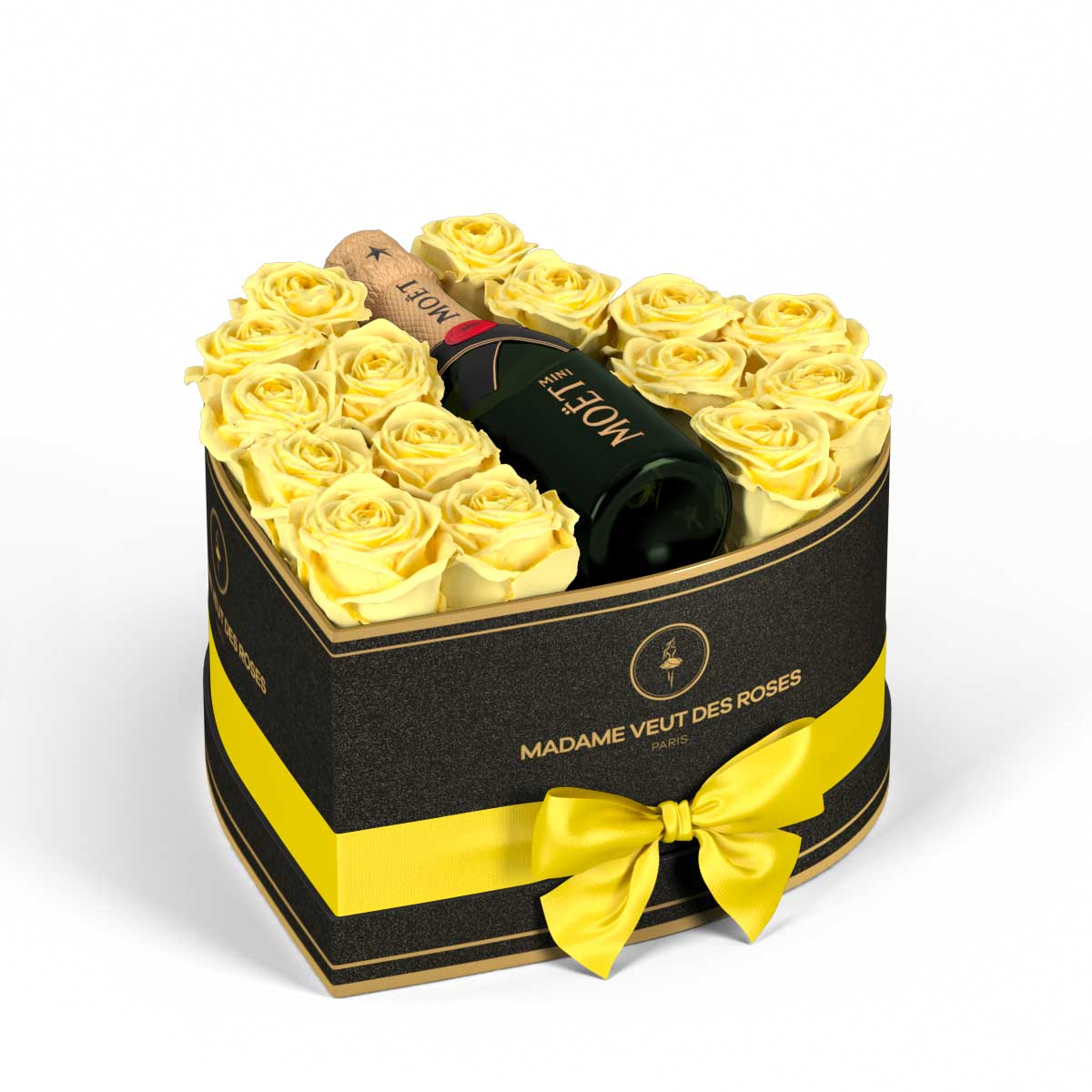 Cœur Medium - Roses éternelles - Madame Veut Des Roses