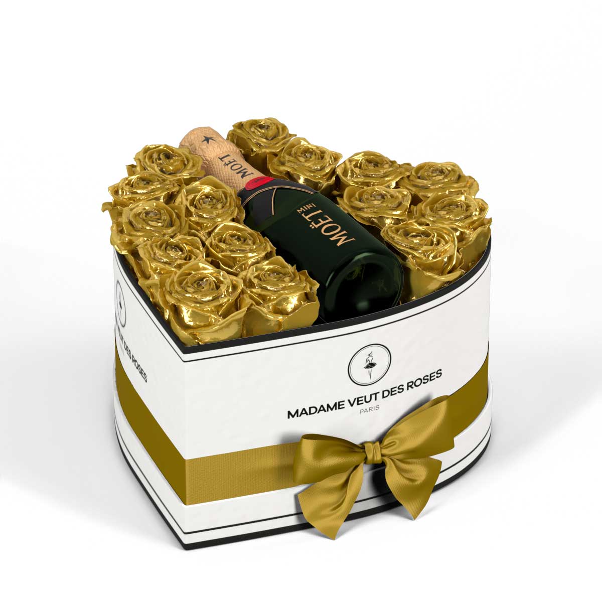 Cœur Medium - Roses éternelles - Madame Veut Des Roses