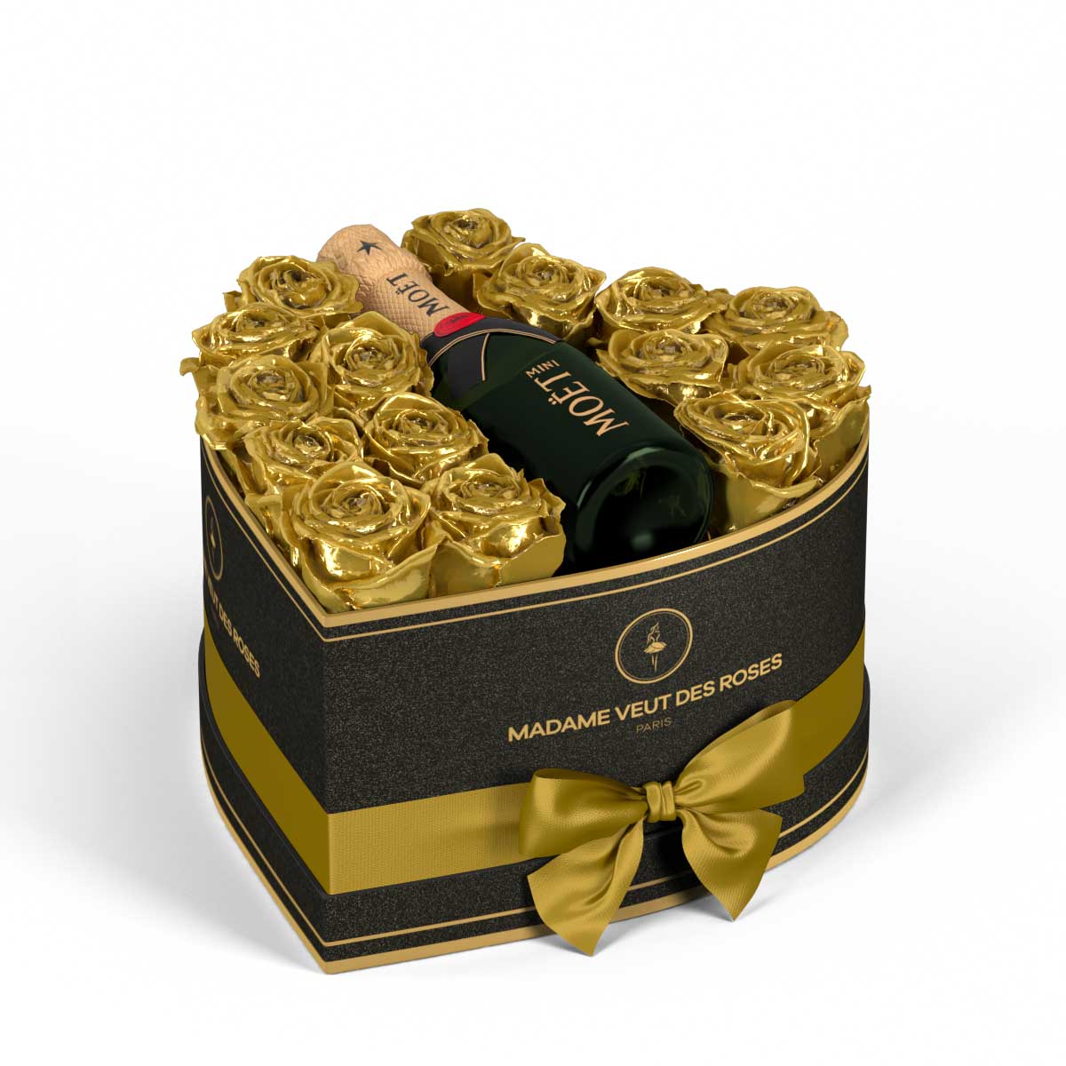 Cœur Medium - Roses éternelles - Madame Veut Des Roses