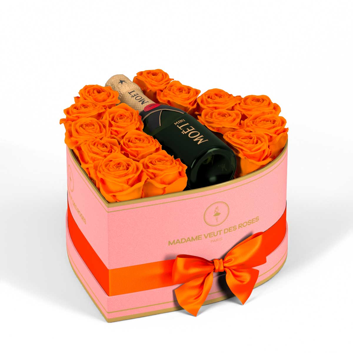 Cœur Medium - Roses éternelles - Madame Veut Des Roses