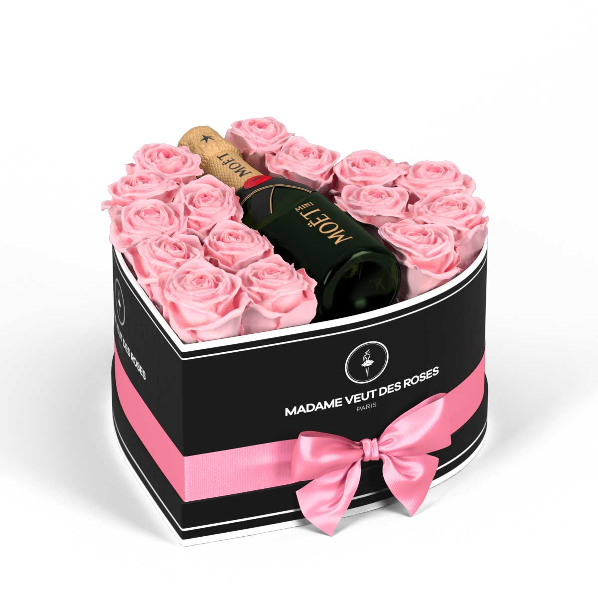 Cœur Medium - Roses éternelles - Madame Veut Des Roses