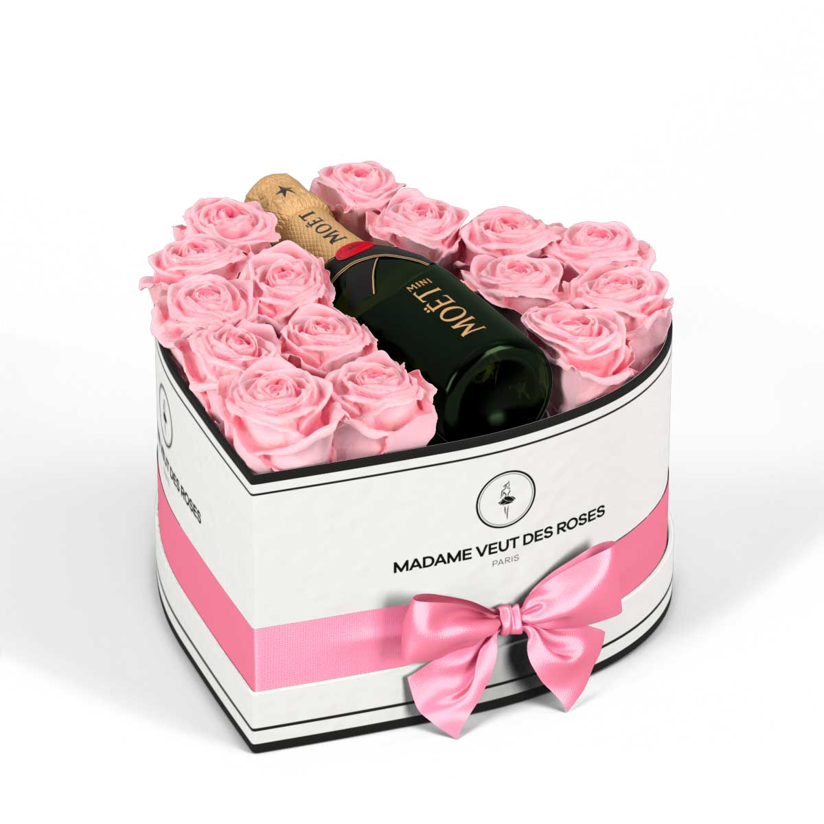 Cœur Medium - Roses éternelles - Madame Veut Des Roses