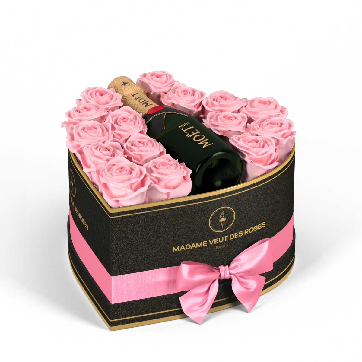 Cœur Medium - Roses éternelles - Madame Veut Des Roses