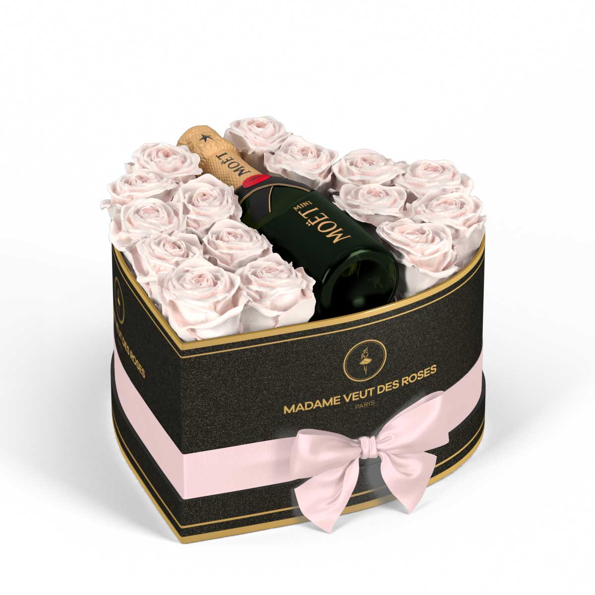 Cœur Medium - Roses éternelles - Madame Veut Des Roses