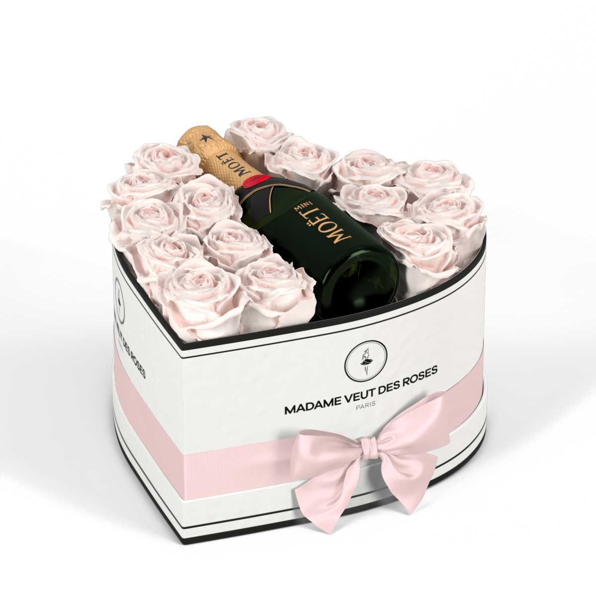 Cœur Medium - Roses éternelles - Madame Veut Des Roses