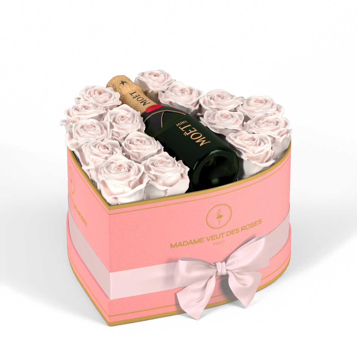 Cœur Medium - Roses éternelles - Madame Veut Des Roses