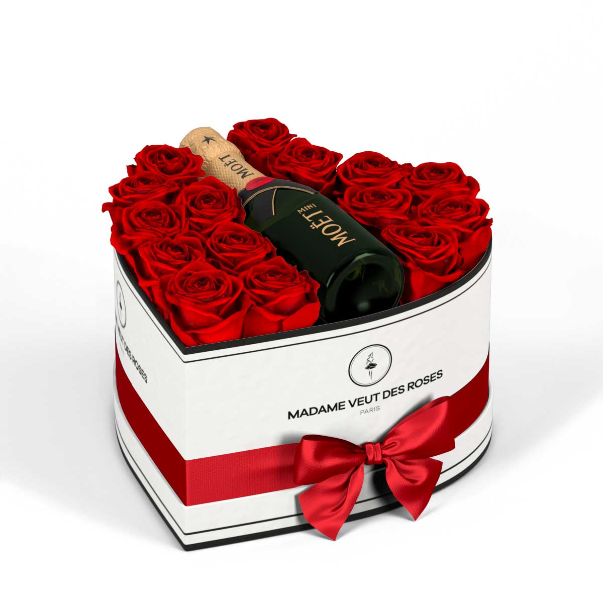 Cœur Medium - Roses éternelles - Madame Veut Des Roses