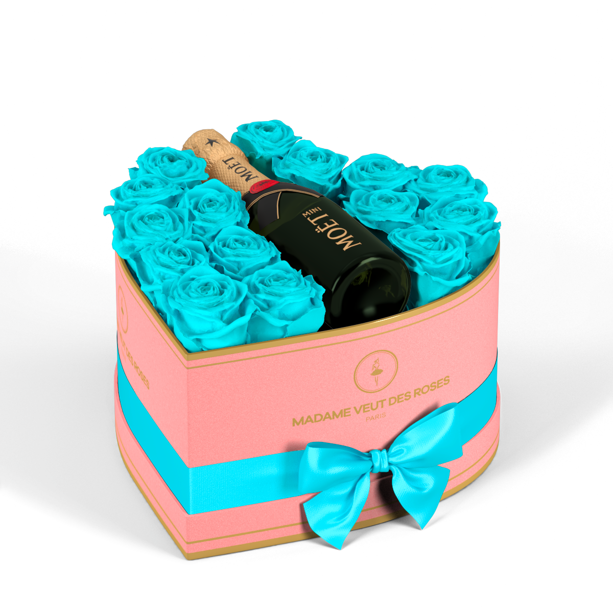 Cœur Medium - Roses éternelles - Madame Veut Des Roses