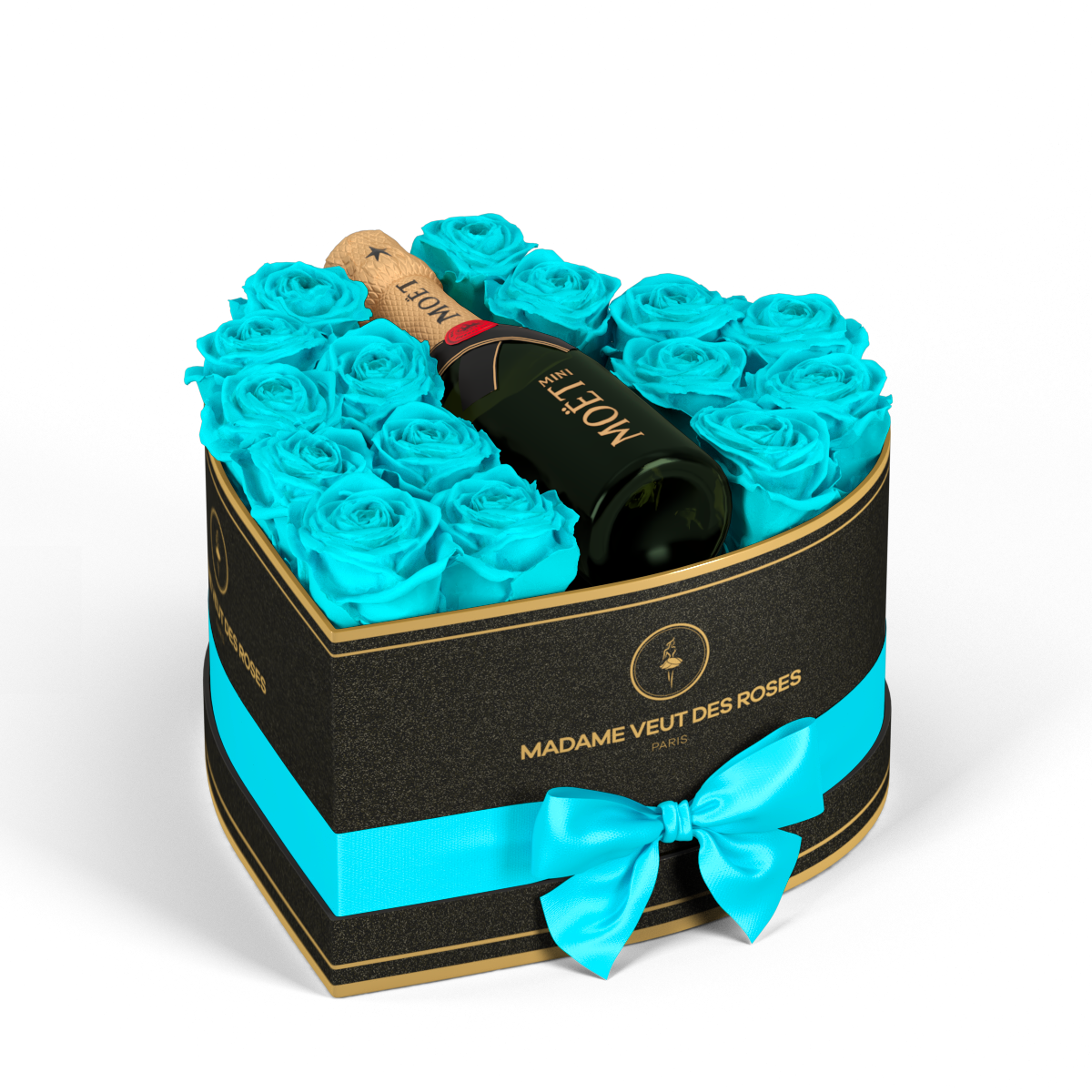 Cœur Medium - Roses éternelles - Madame Veut Des Roses