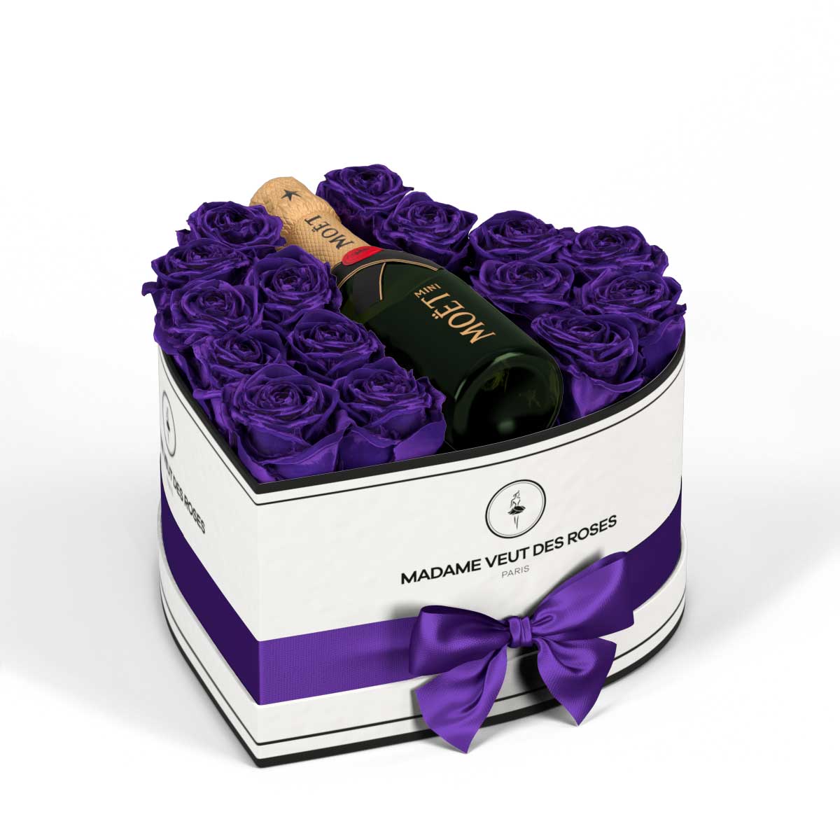 Cœur Medium - Roses éternelles - Madame Veut Des Roses