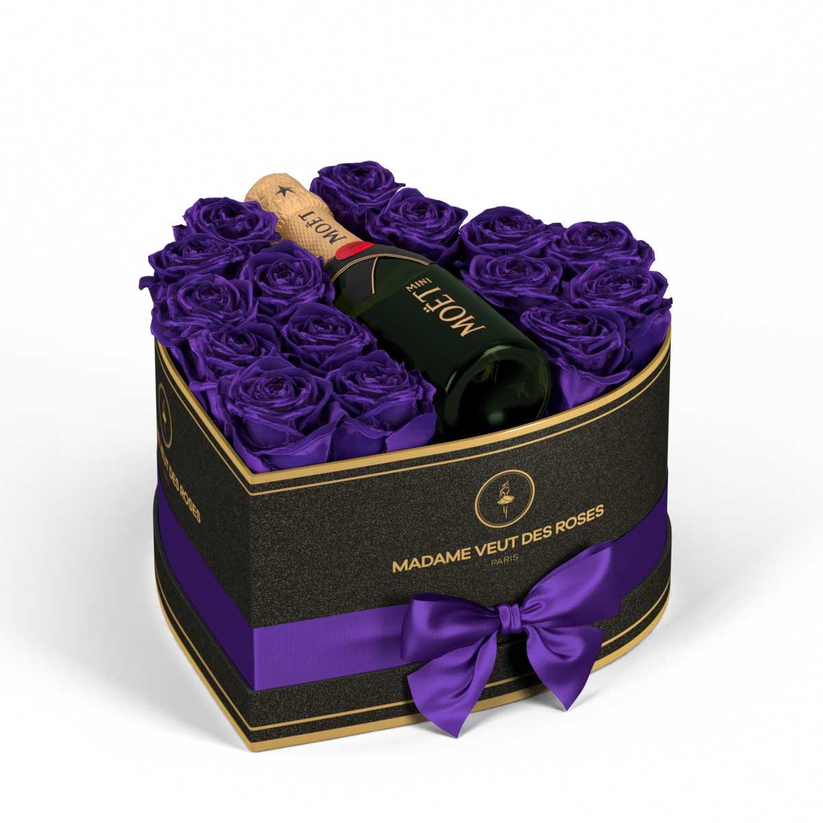 Cœur Medium - Roses éternelles - Madame Veut Des Roses