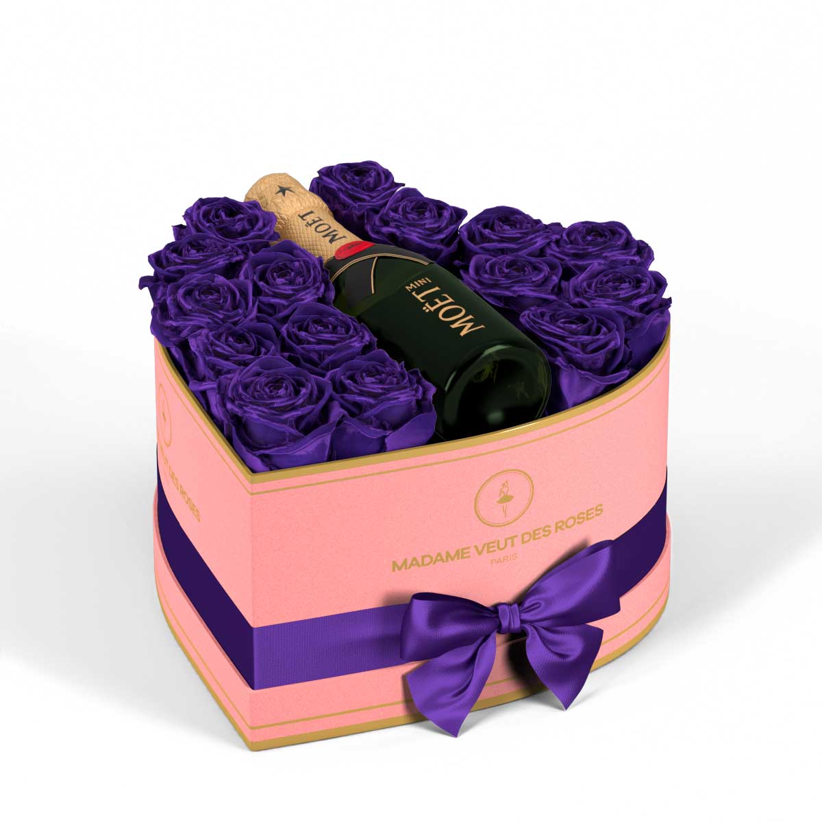 Cœur Medium - Roses éternelles - Madame Veut Des Roses