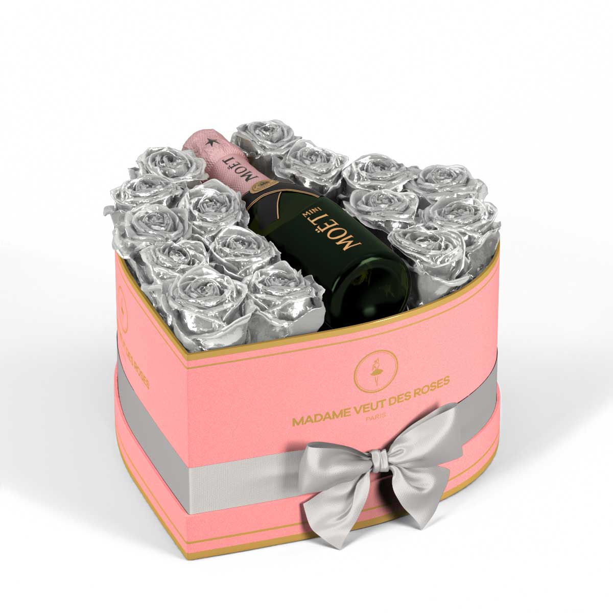 Cœur Medium - Roses éternelles - Madame Veut Des Roses