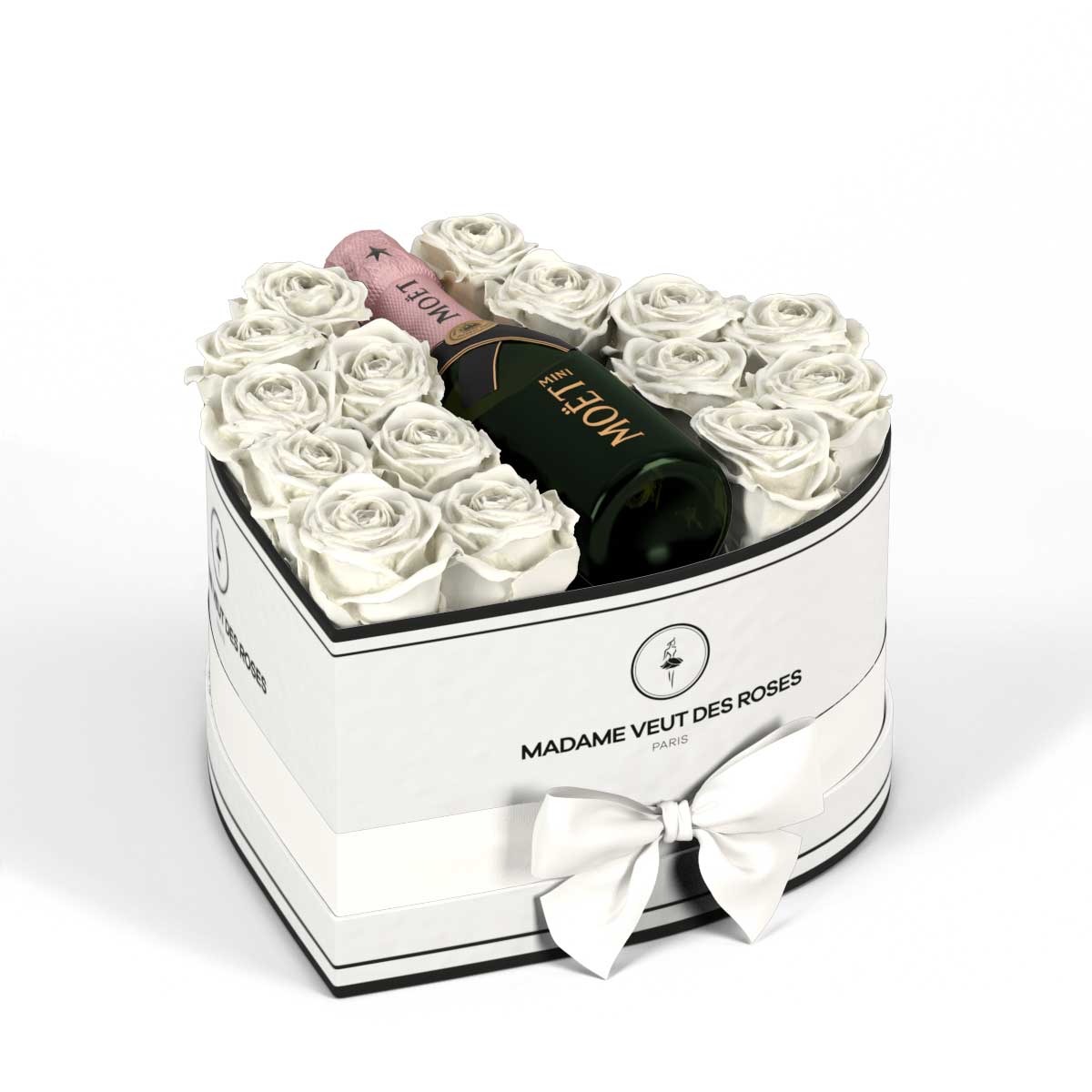 Cœur Medium - Roses éternelles - Madame Veut Des Roses