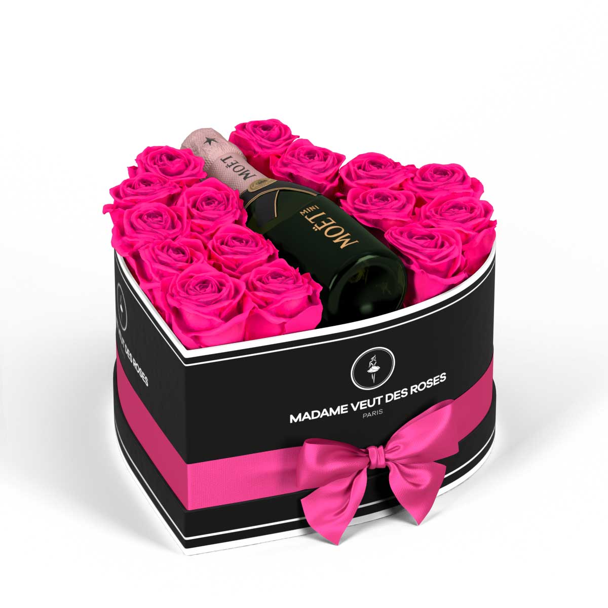 Cœur Medium - Roses éternelles - Madame Veut Des Roses