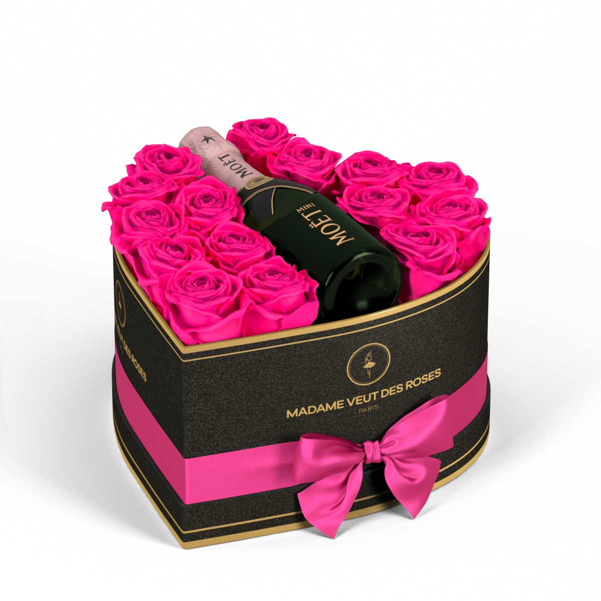 Cœur Medium - Roses éternelles - Madame Veut Des Roses