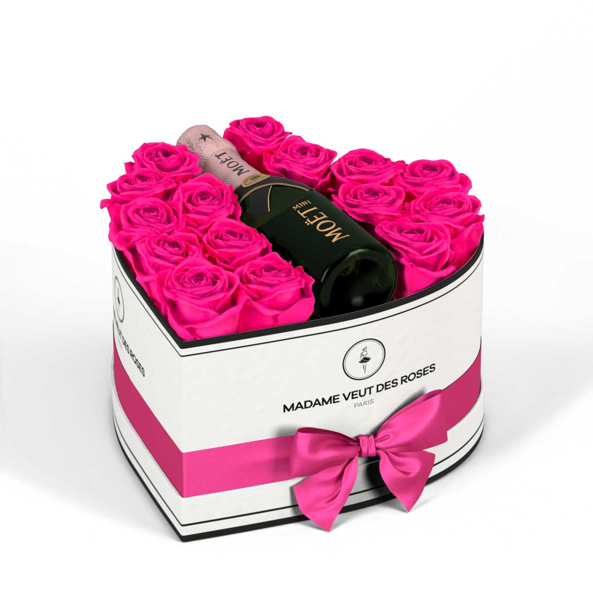 Cœur Medium - Roses éternelles - Madame Veut Des Roses