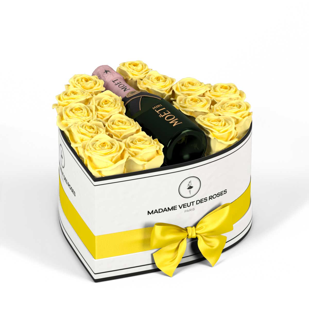 Cœur Medium - Roses éternelles - Madame Veut Des Roses