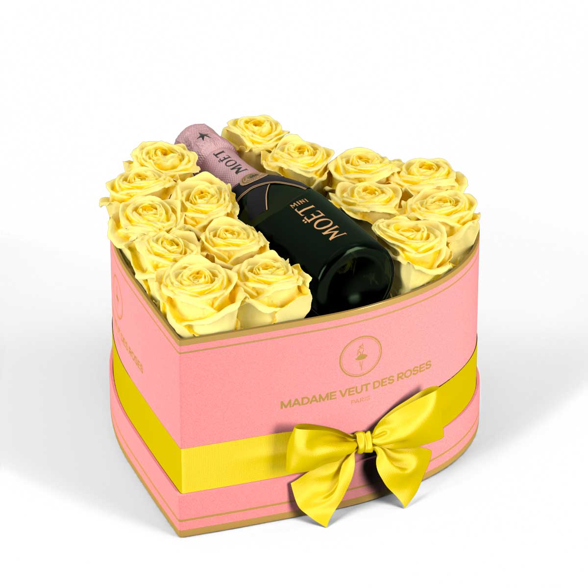 Cœur Medium - Roses éternelles - Madame Veut Des Roses