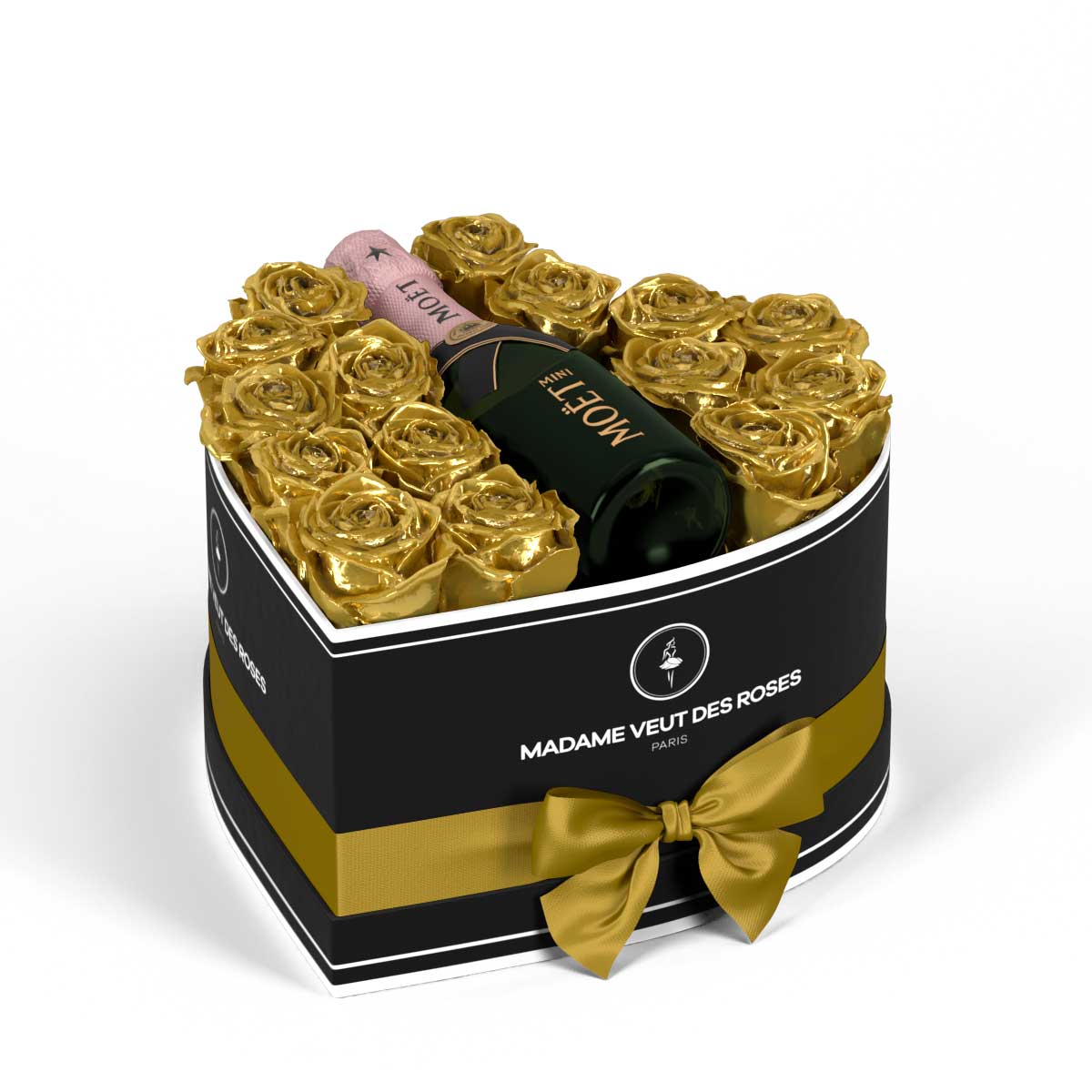 Cœur Medium - Roses éternelles - Madame Veut Des Roses