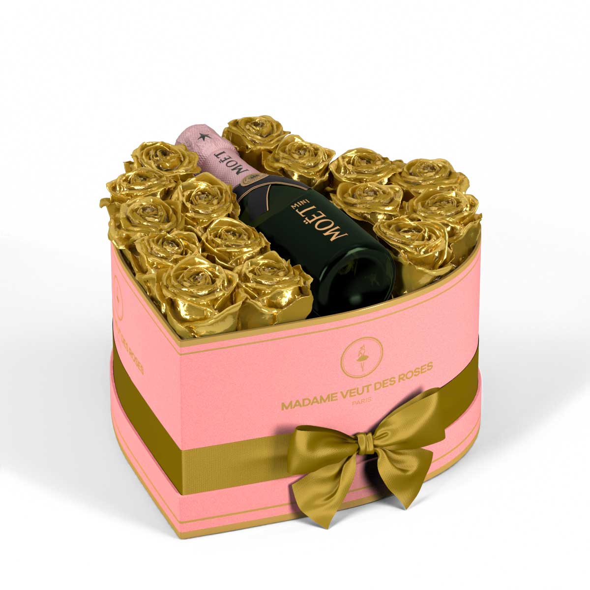 Cœur Medium - Roses éternelles - Madame Veut Des Roses