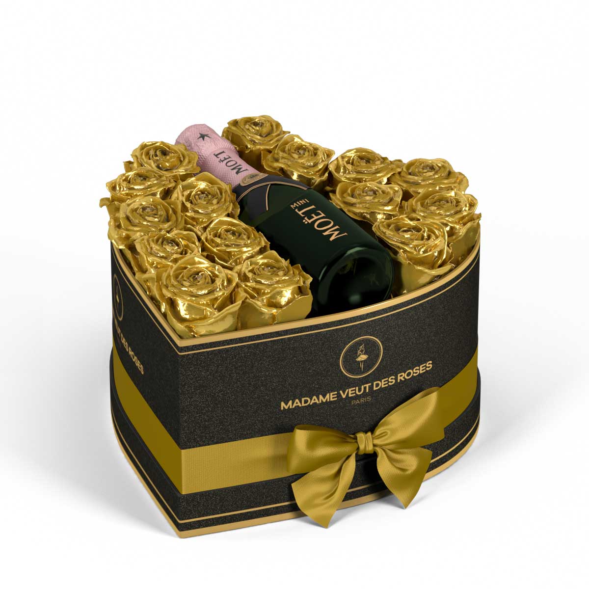 Cœur Medium - Roses éternelles - Madame Veut Des Roses