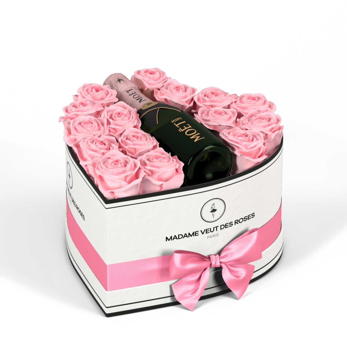 Cœur Medium - Roses éternelles - Madame Veut Des Roses