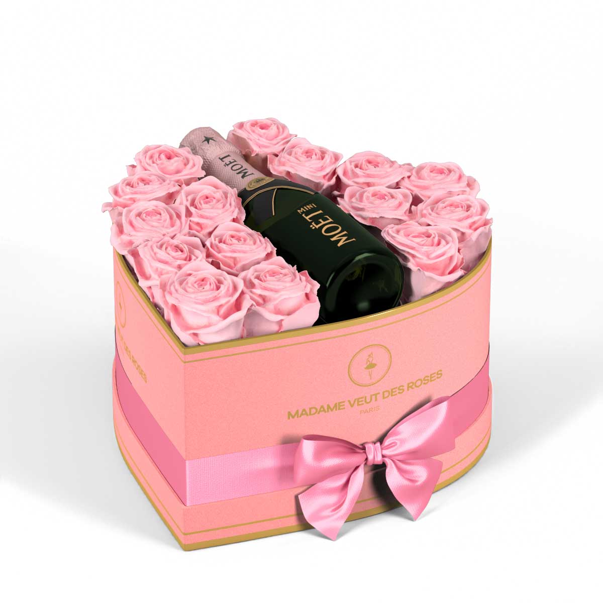 Cœur Medium - Roses éternelles - Madame Veut Des Roses