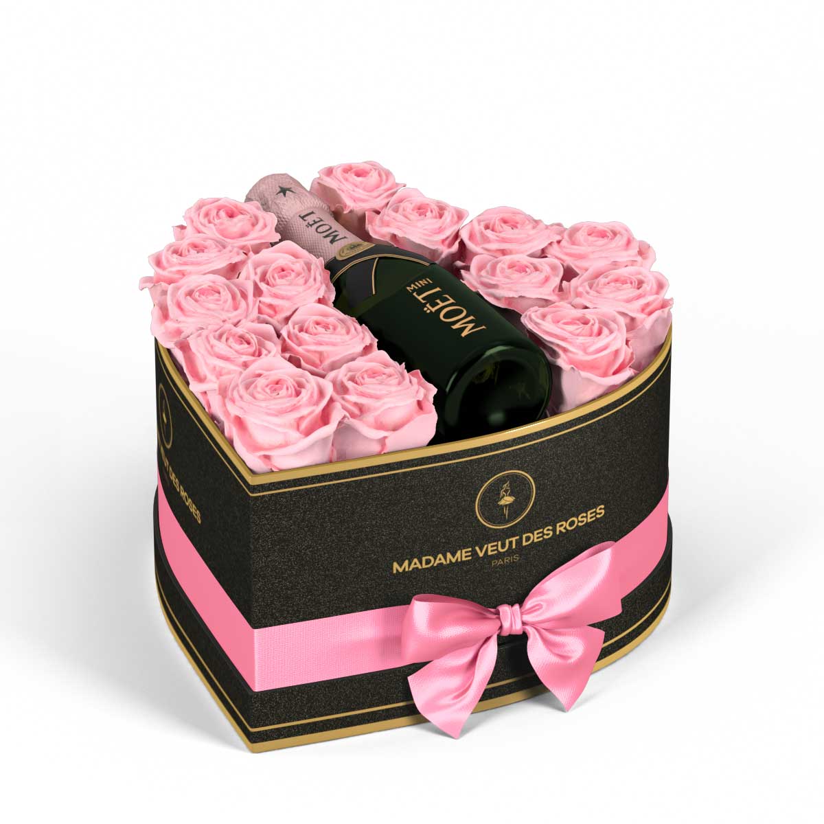 Cœur Medium - Roses éternelles - Madame Veut Des Roses