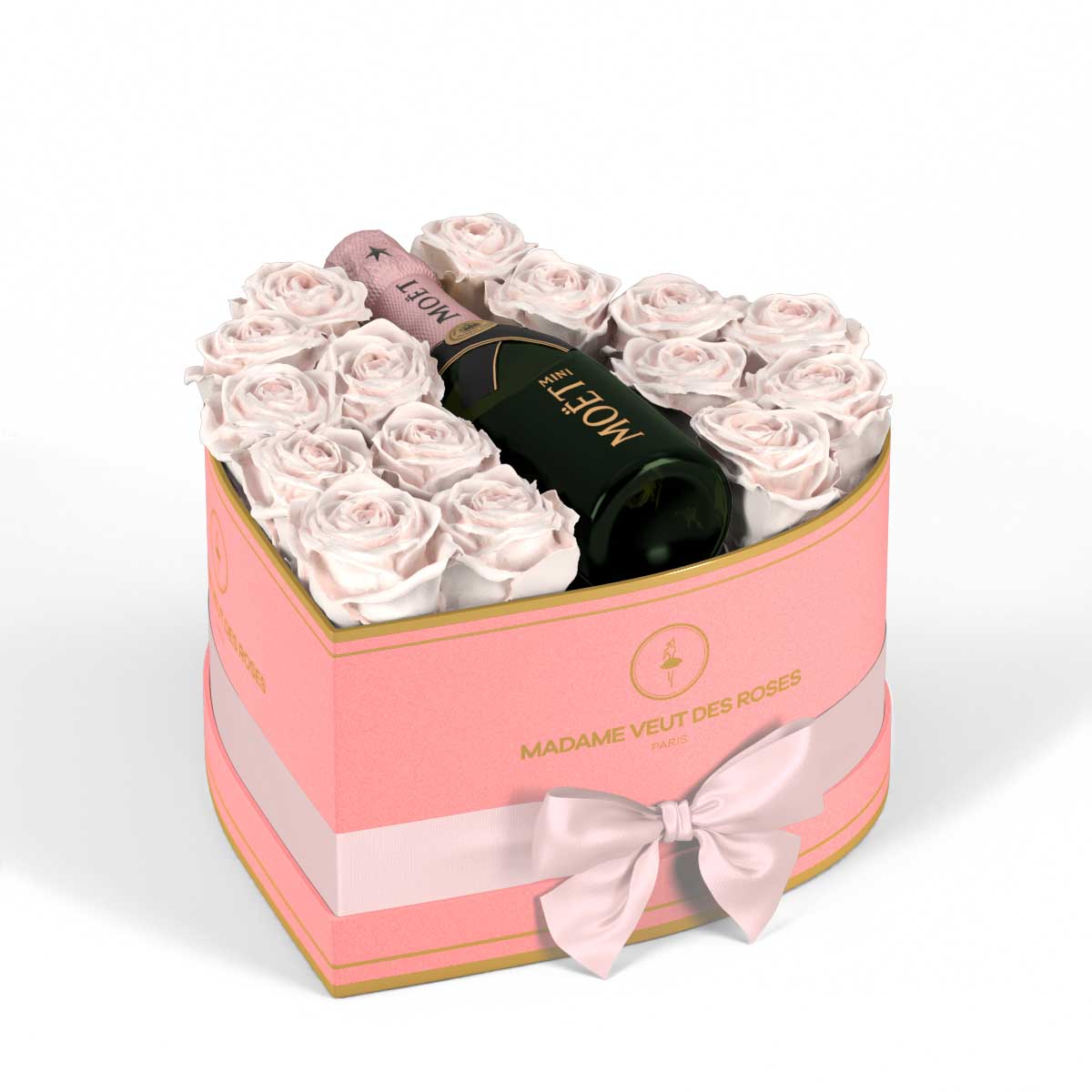 Cœur Medium - Roses éternelles - Madame Veut Des Roses