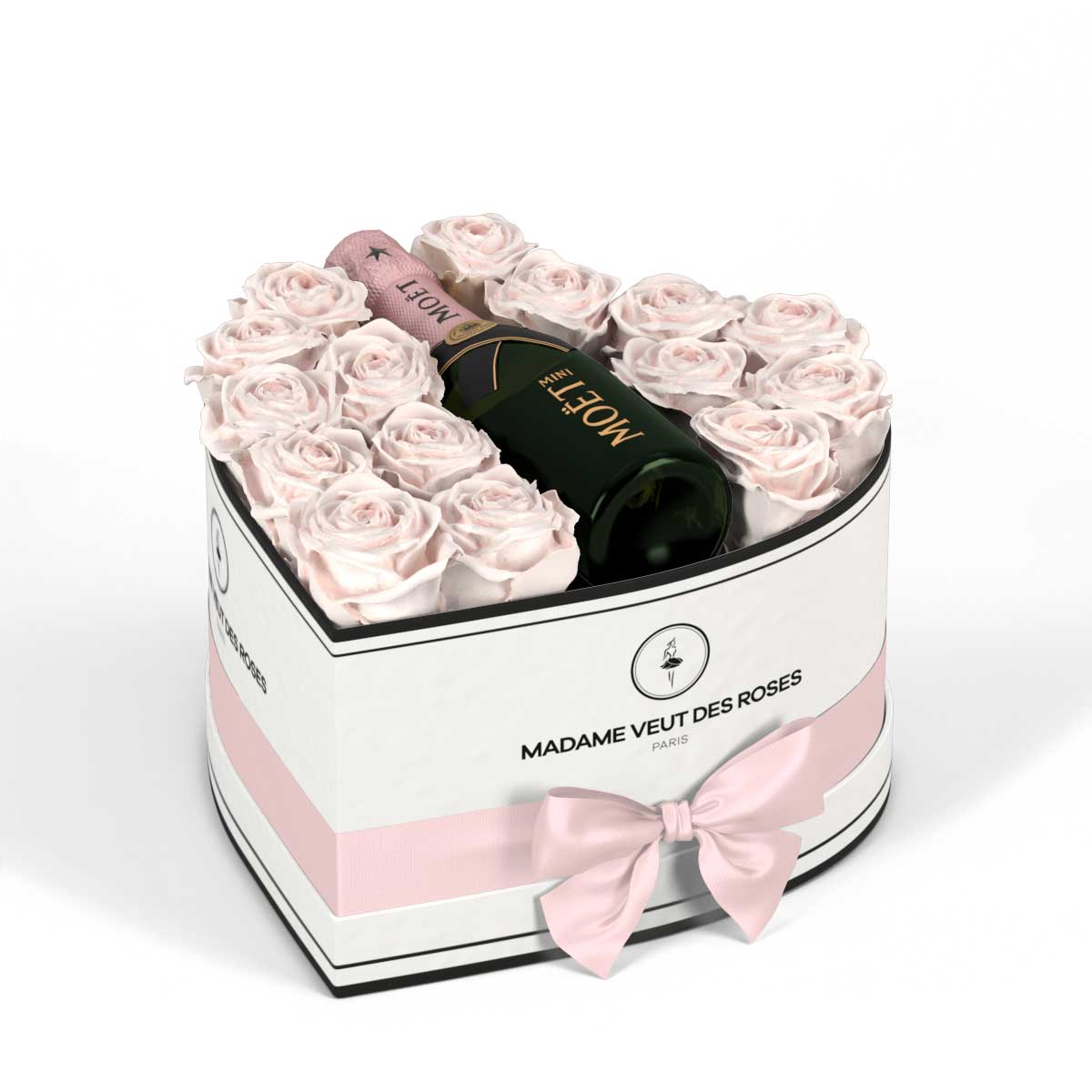 Cœur Medium - Roses éternelles - Madame Veut Des Roses