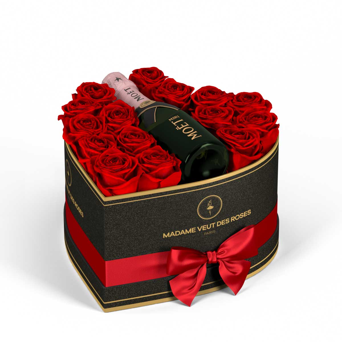 Cœur Medium - Roses éternelles - Madame Veut Des Roses