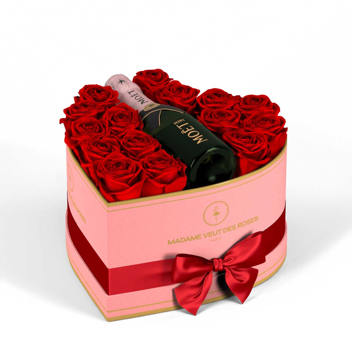 Cœur Medium - Roses éternelles - Madame Veut Des Roses