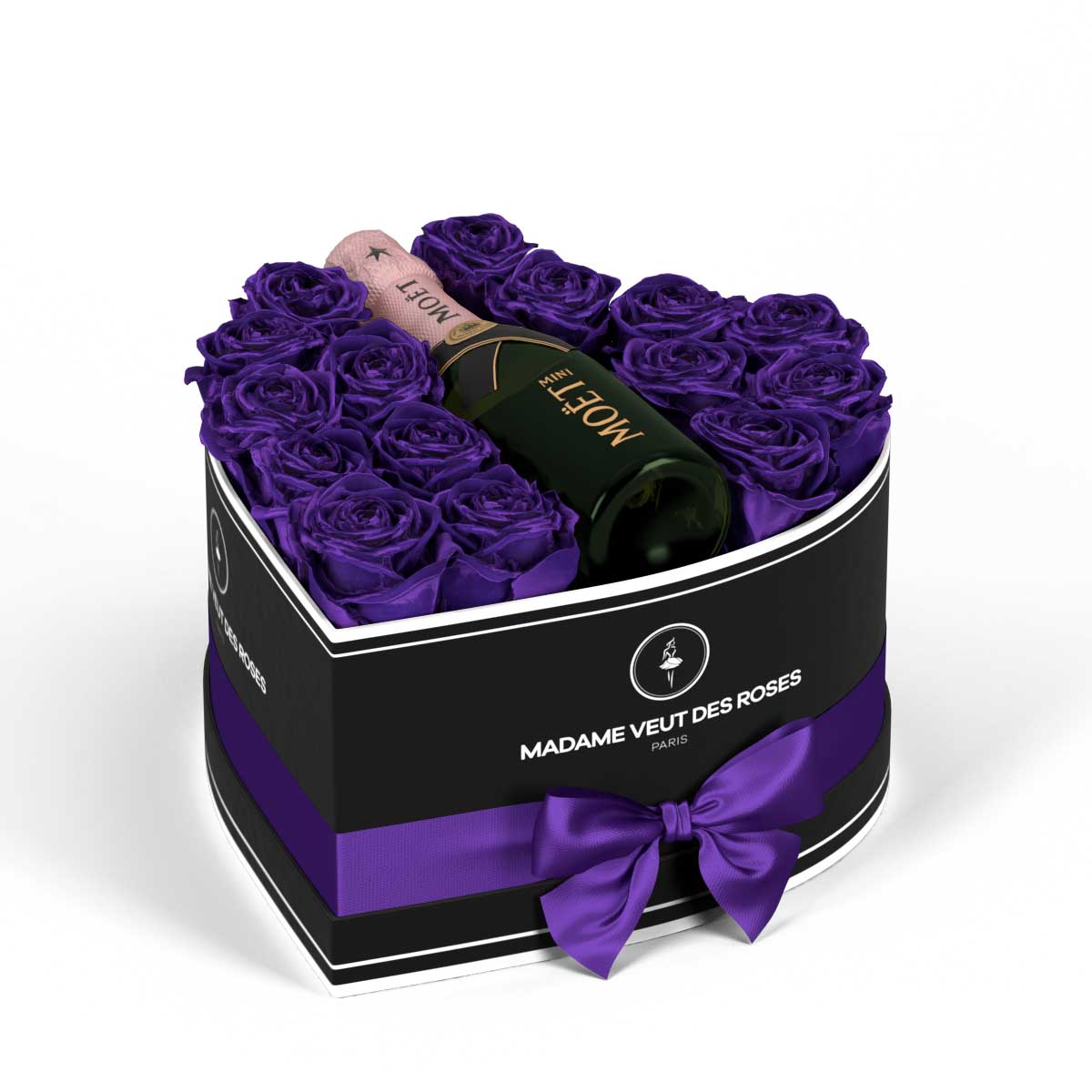 Cœur Medium - Roses éternelles - Madame Veut Des Roses