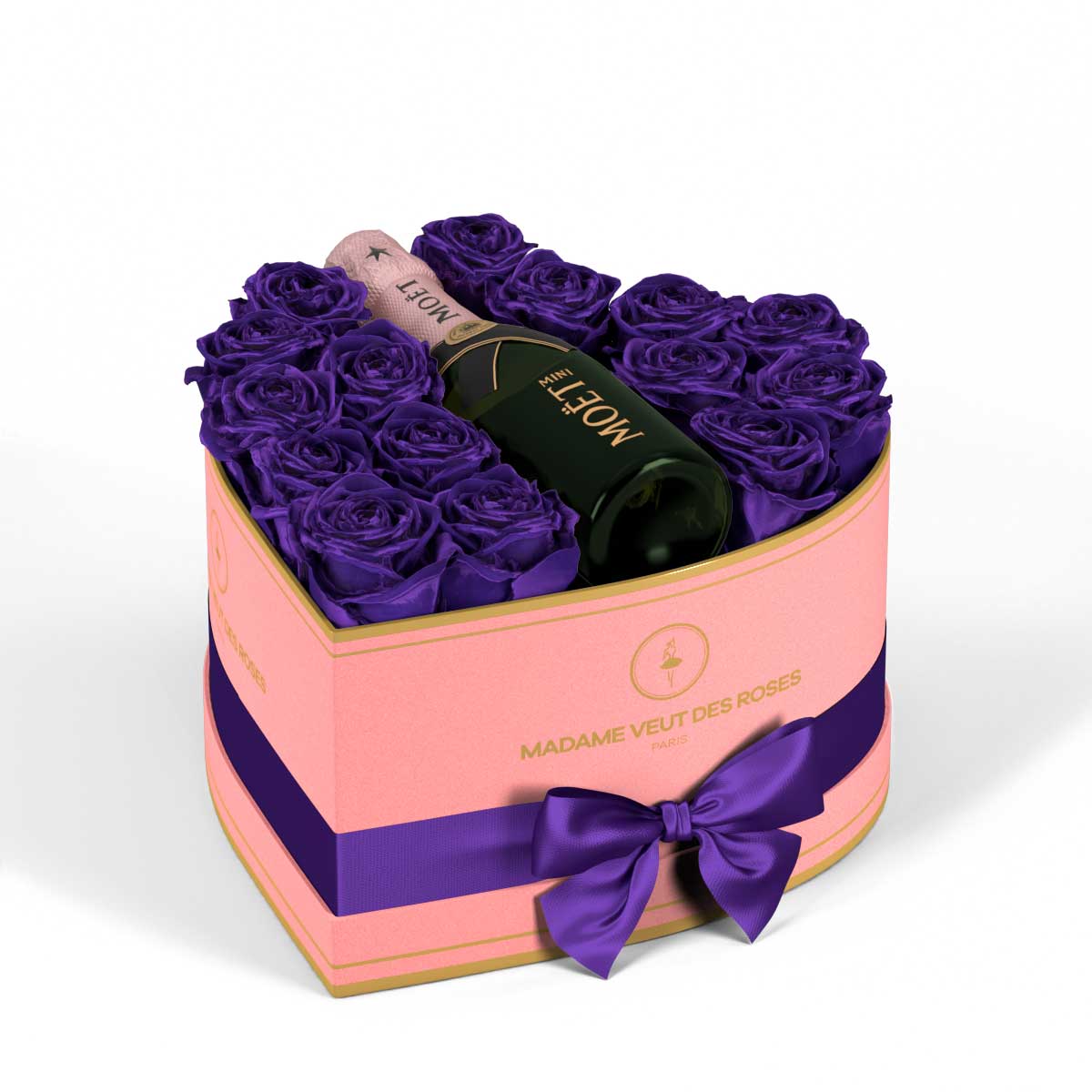 Cœur Medium - Roses éternelles - Madame Veut Des Roses
