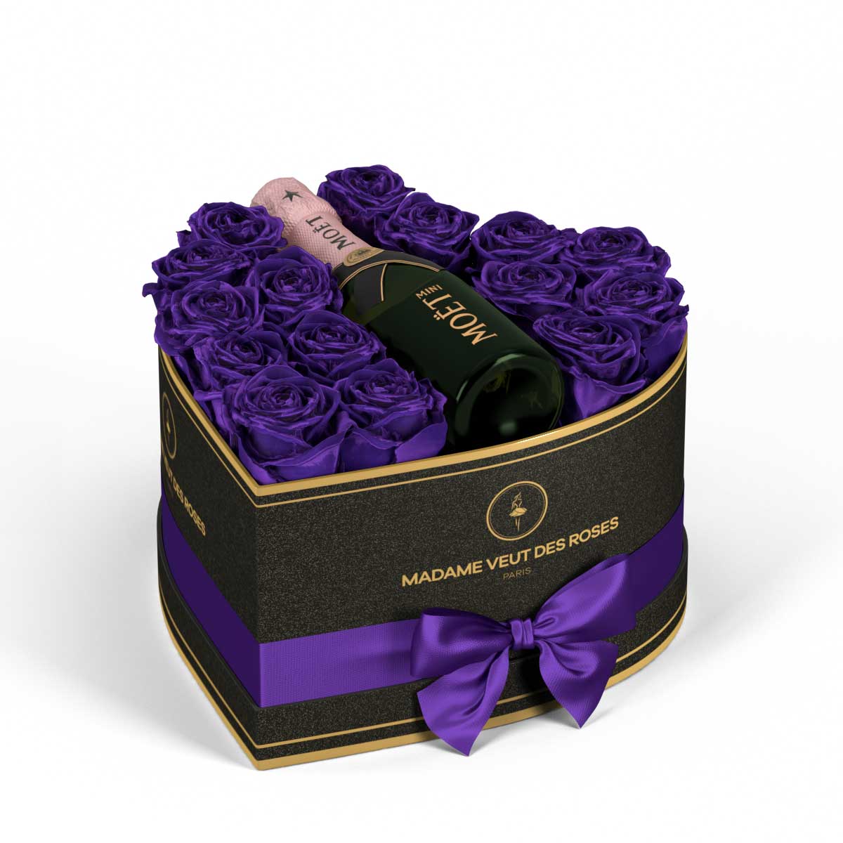 Cœur Medium - Roses éternelles - Madame Veut Des Roses