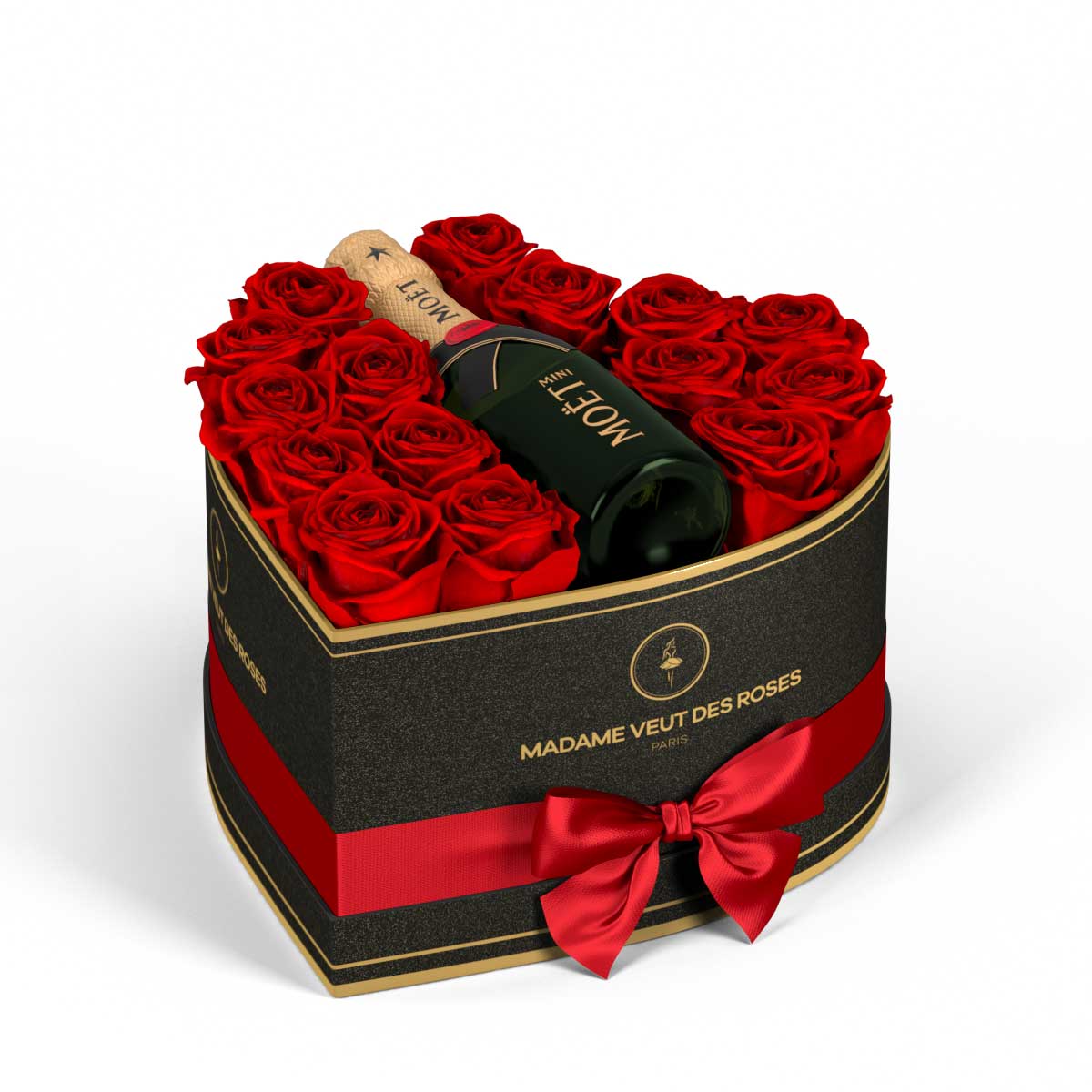 Cœur Medium - Roses éternelles - Madame Veut Des Roses