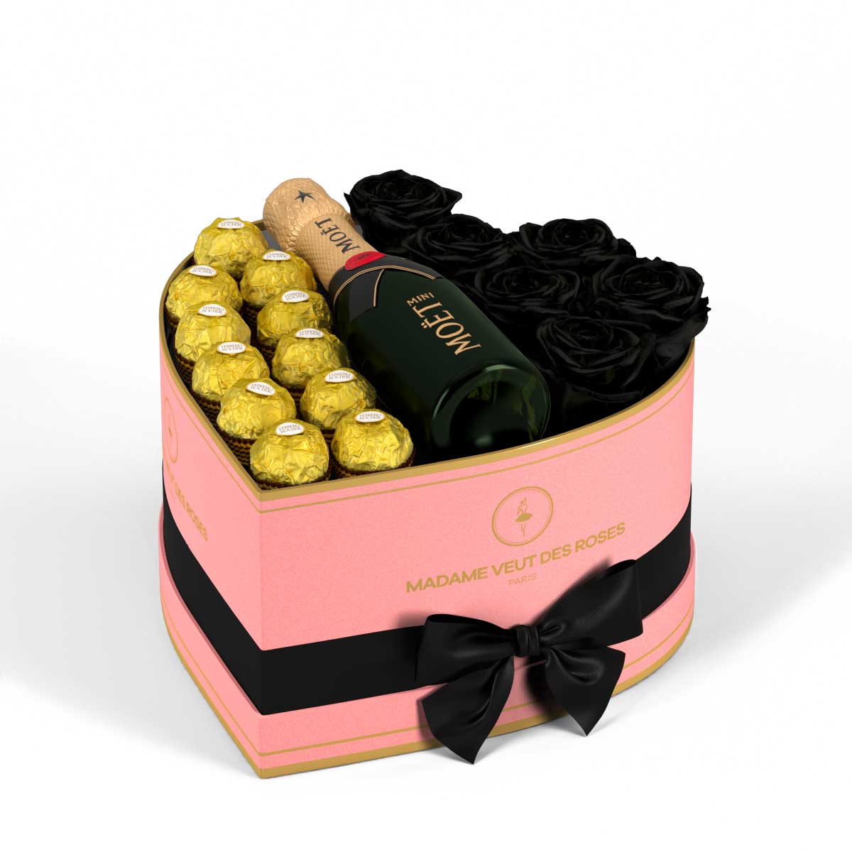 Cœur Medium - Roses éternelles - Madame Veut Des Roses