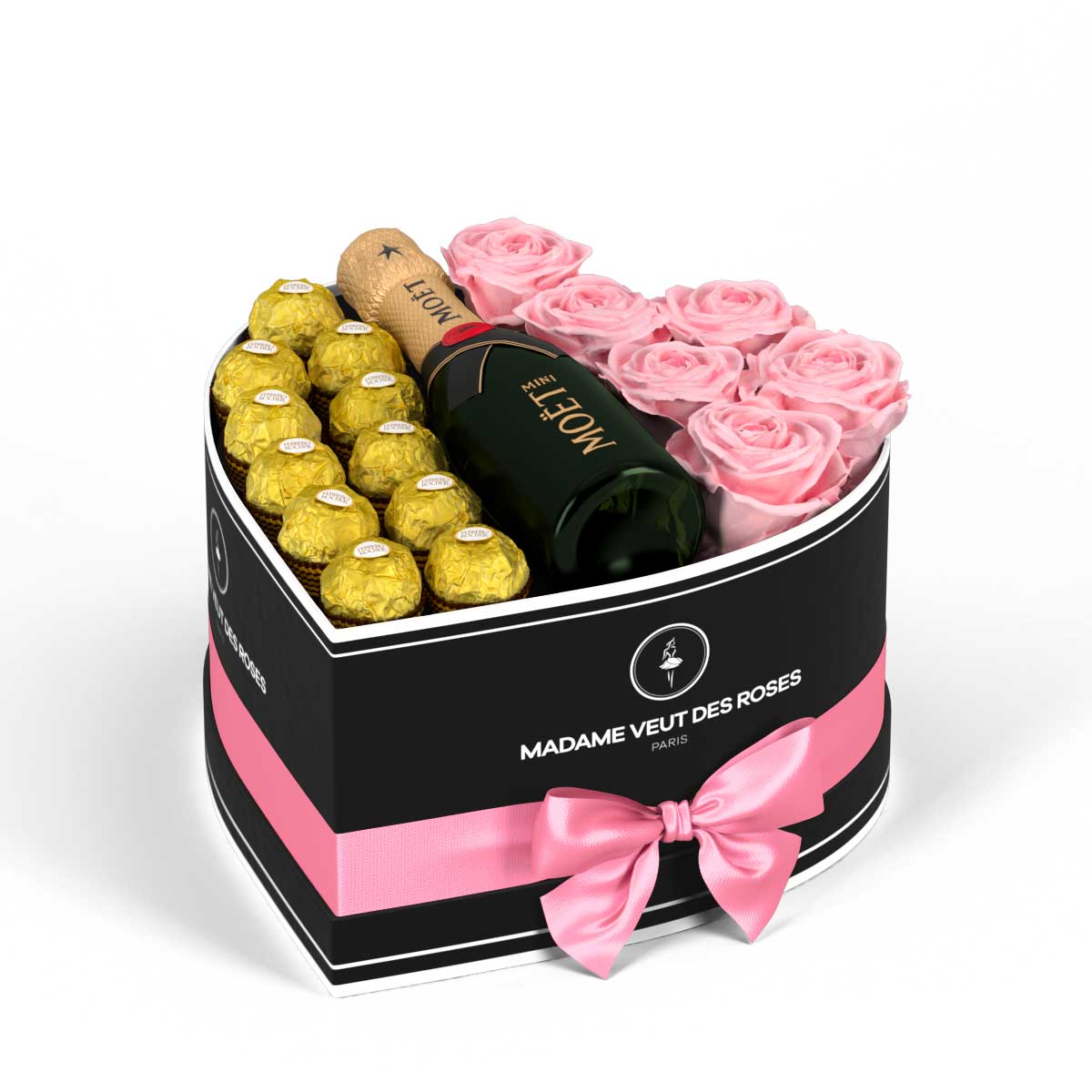 Cœur Medium - Roses éternelles - Madame Veut Des Roses