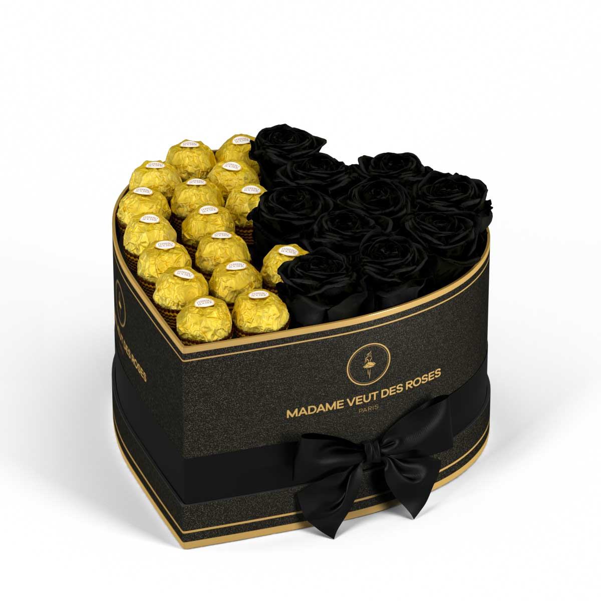Cœur Medium - Roses éternelles - Madame Veut Des Roses
