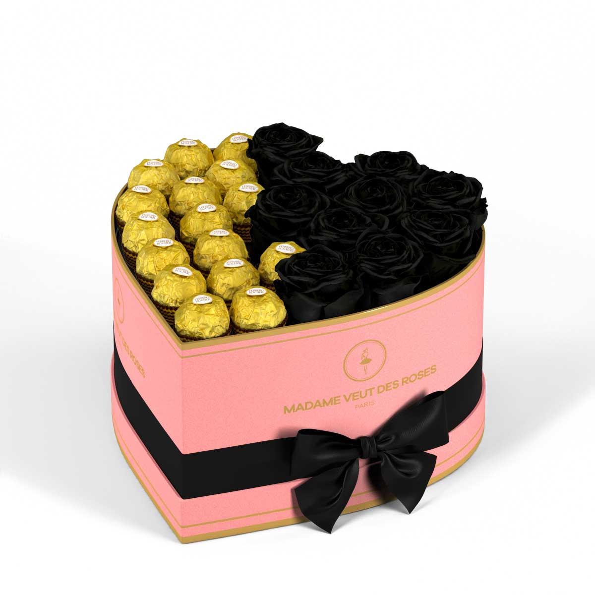 Cœur Medium - Roses éternelles - Madame Veut Des Roses