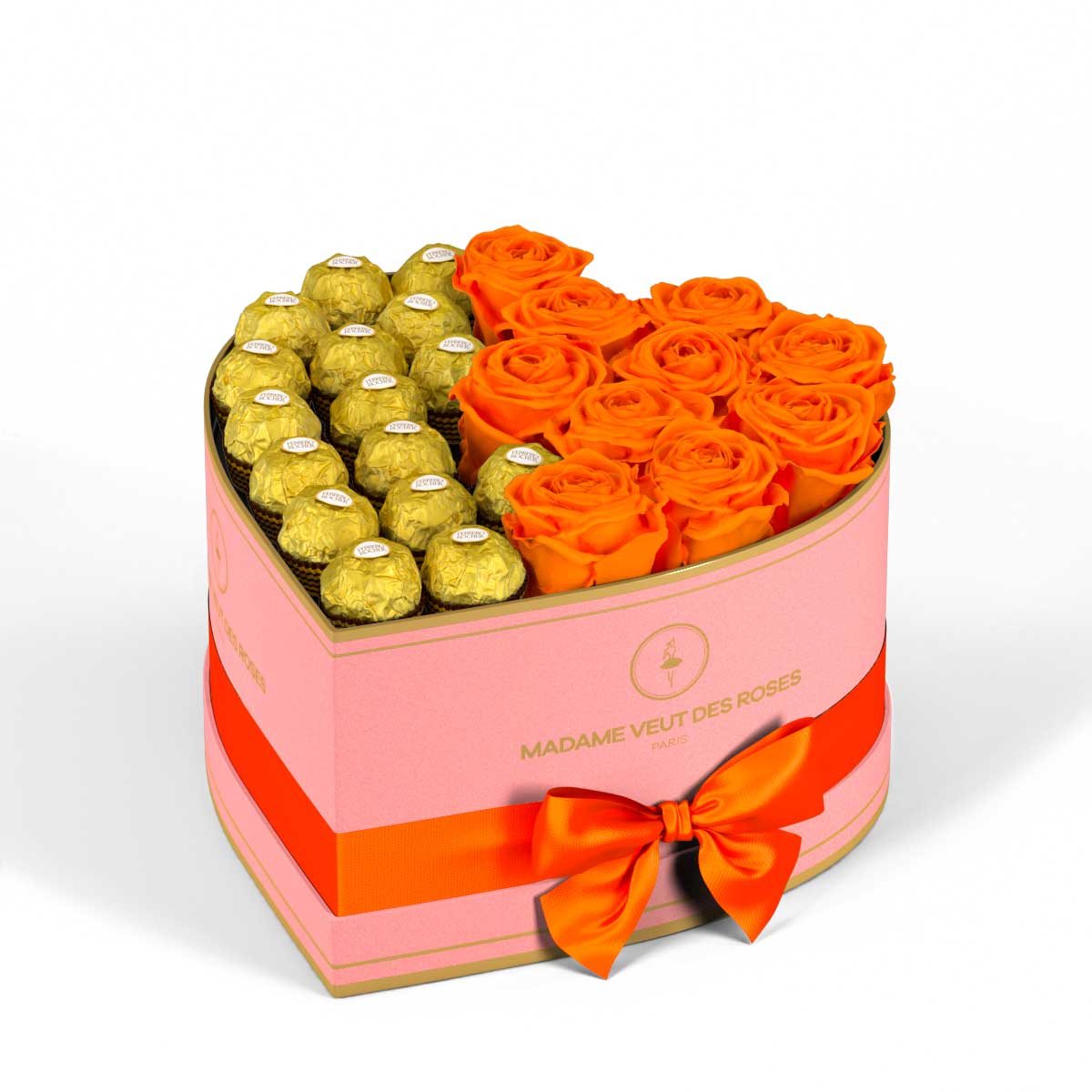 Cœur Medium - Roses éternelles - Madame Veut Des Roses