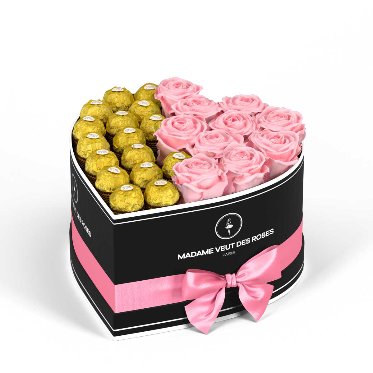 Cœur Medium - Roses éternelles - Madame Veut Des Roses