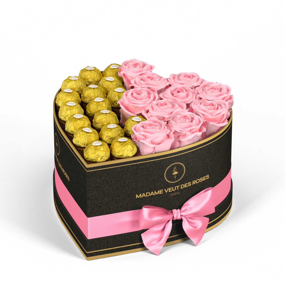 Cœur Medium - Roses éternelles - Madame Veut Des Roses