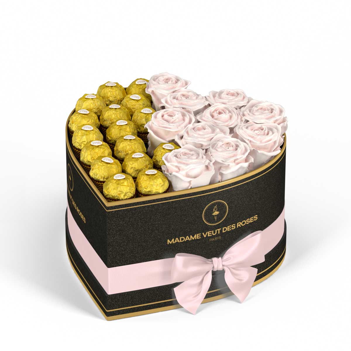 Cœur Medium - Roses éternelles - Madame Veut Des Roses