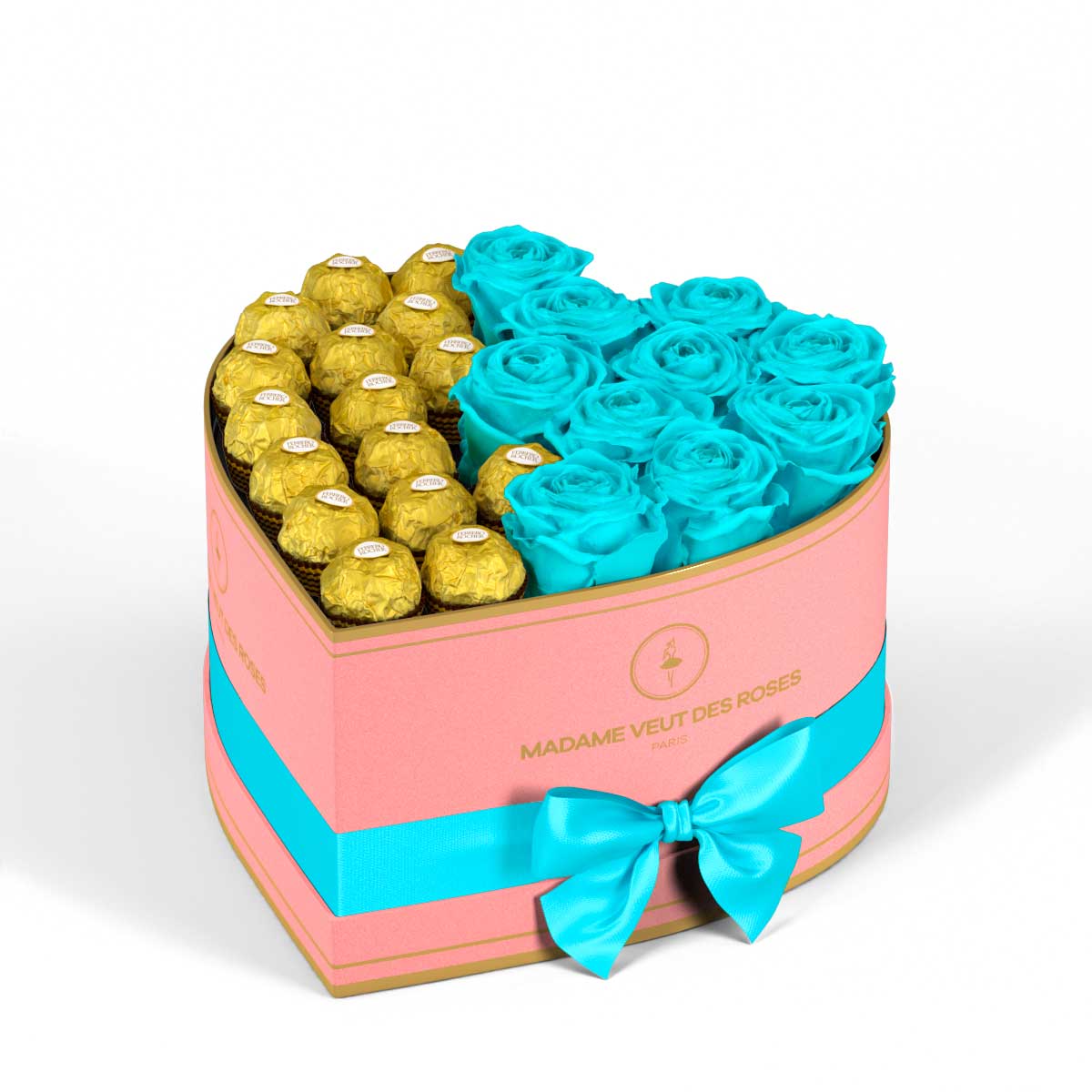 Cœur Medium - Roses éternelles - Madame Veut Des Roses